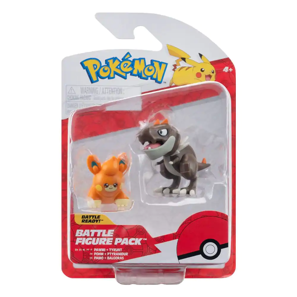Pokémon Battle Figure First Partner Set Figure 2-Pack Tyrunt, Pawmi 5 cm product photo