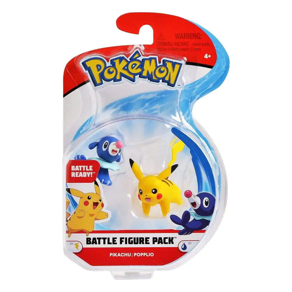 Pokémon Battle Figure Set Figure 2-Pack Pikachu, Popplio product photo