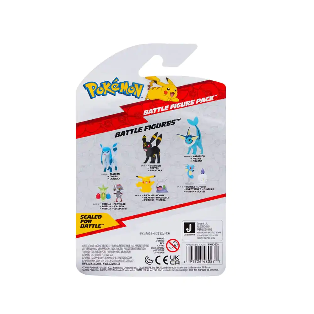 Pokémon Battle Figure Set Figure 2-Pack Litwick, Horsea product photo