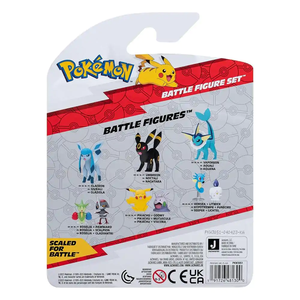 Pokémon Battle Figure Set Figure 3-Pack Togepi, Pancham, Wartortle product photo