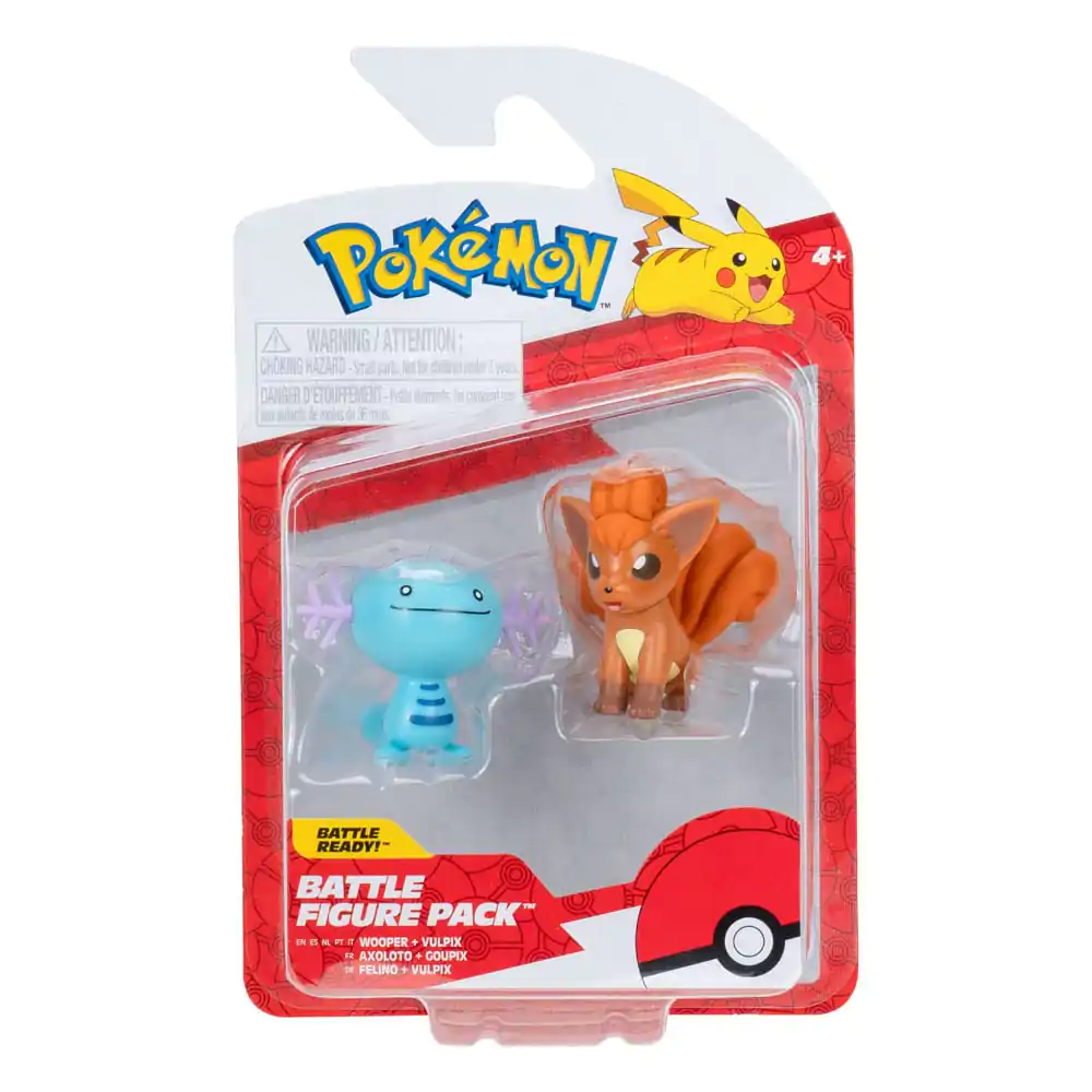 Pokémon Battle Figure Set Figure 2-Pack Wooper & Vulpix product photo