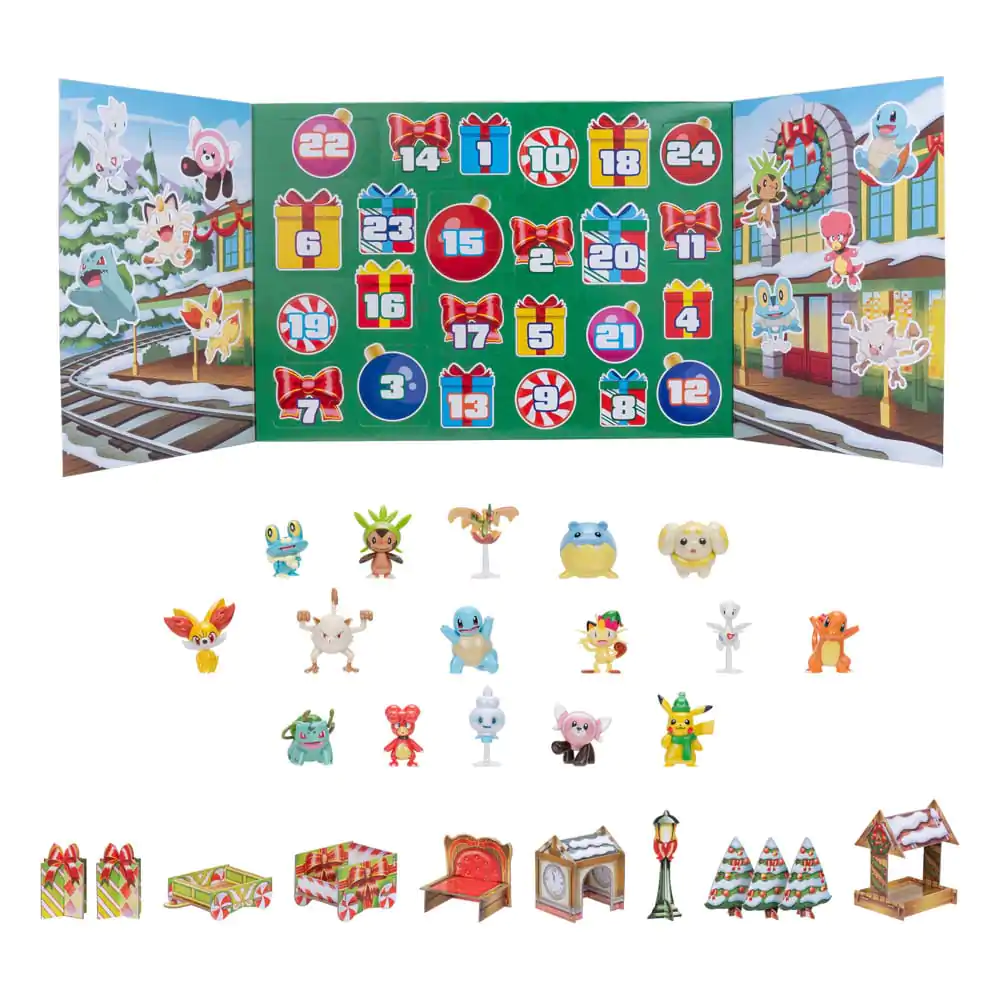 Pokémon Battle Figures Advent Calendar Holiday 2024 *Version DE/FR/NL* termékfotó