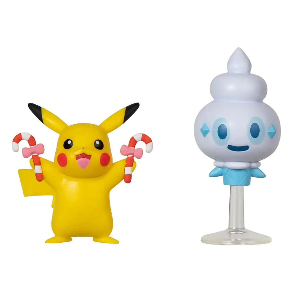 Pokémon Battle Figure Set Figure 2-Pack Holiday Edition: Pikachu, Vanillite product photo