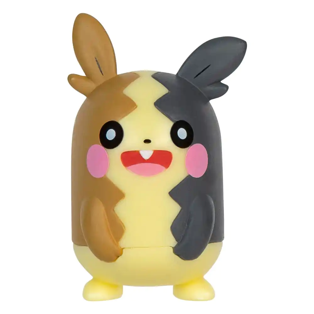 Pokémon Battle Figure Set 3-Pack Morpeko (Full-Belly Mode), Bulbasaur #1, Raboot 5 cm product photo