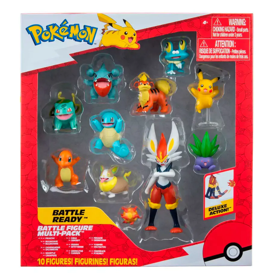 Pokemon Battle Ready pack 10 figures product photo