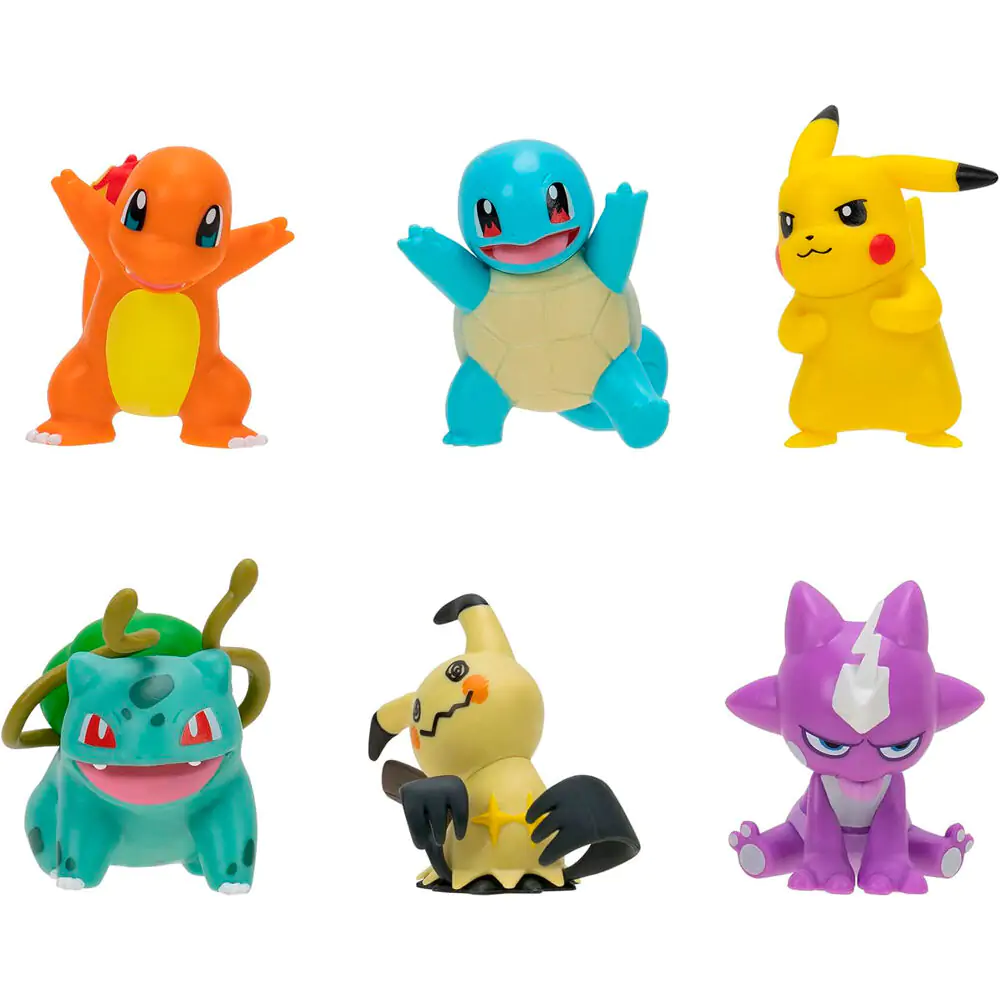 Pokemon Battle Ready pack 6 figures product photo