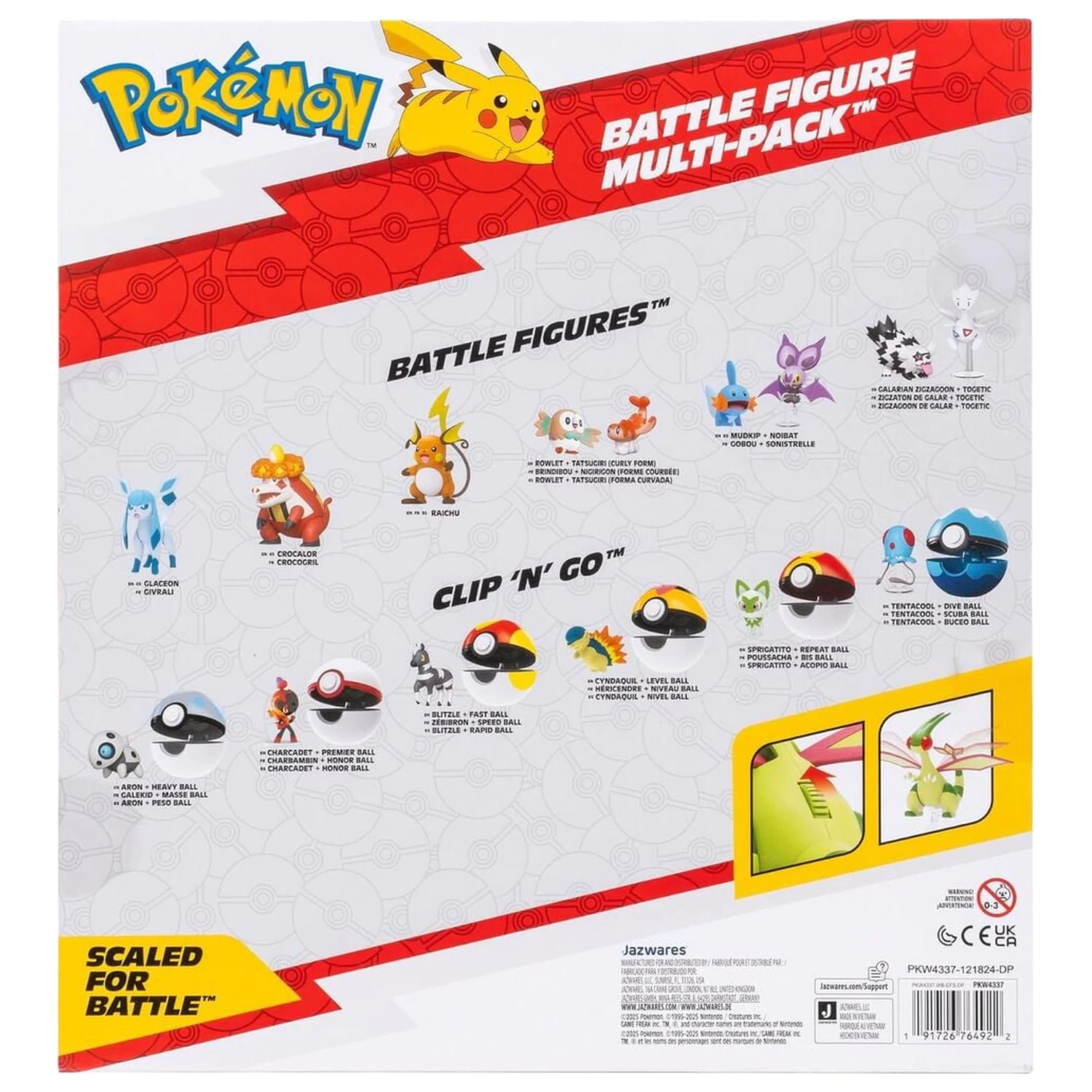 Pokemon Battle Ready pack 10 figures product photo