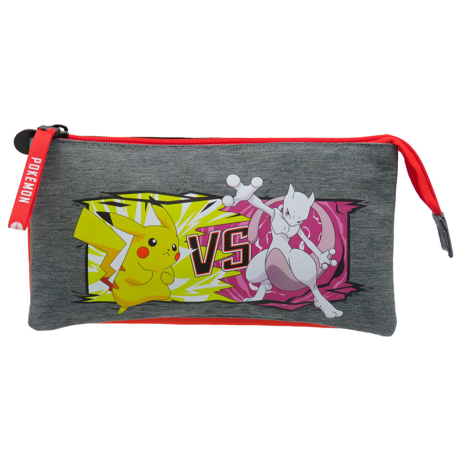 Pokemon Battle triple pencil case product photo