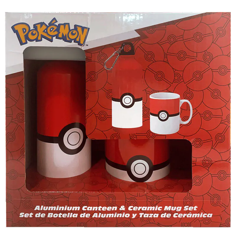 Pokemon mug + aluminium bottle set product photo