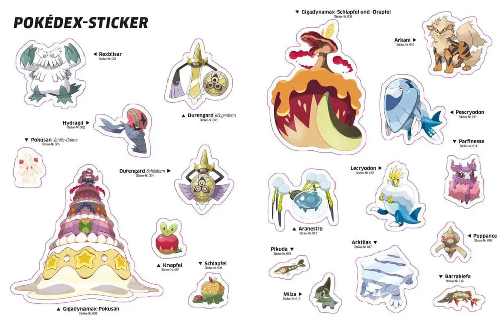 Pokémon Book Das ultimative Stickerbuch - Galar Region *German Version* product photo