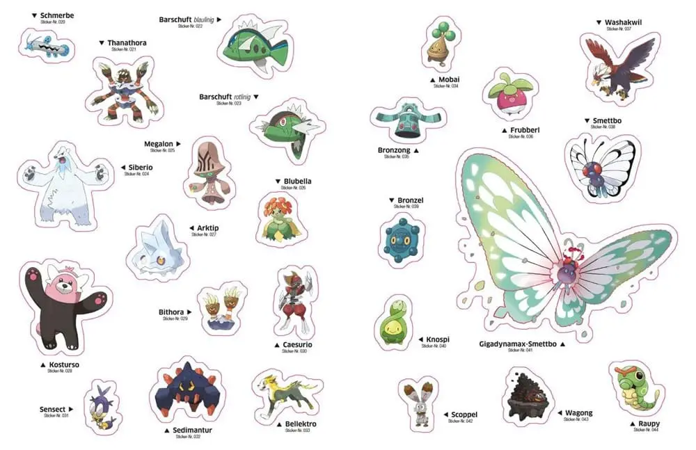 Pokémon Book Das ultimative Stickerbuch - Galar Region *German Version* product photo