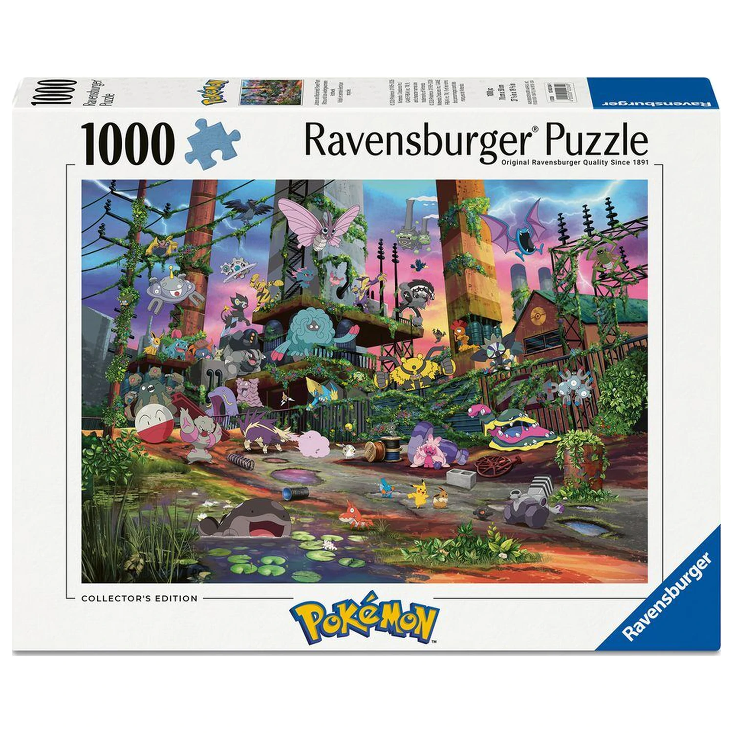 Pokemon Breakout 2 Jolteon and Reclaimed Power Plant puzzle 1000pcs product photo