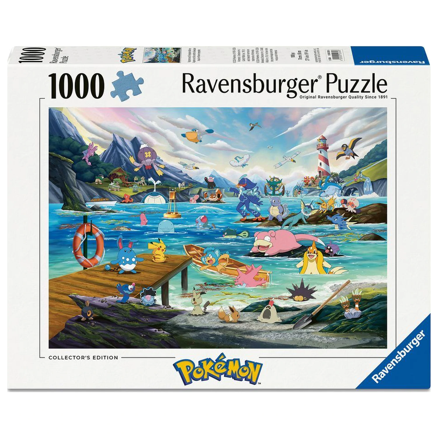 Pokemon Breakout 3 Vaporeon and the Warm Sea puzzle 1000pcs product photo