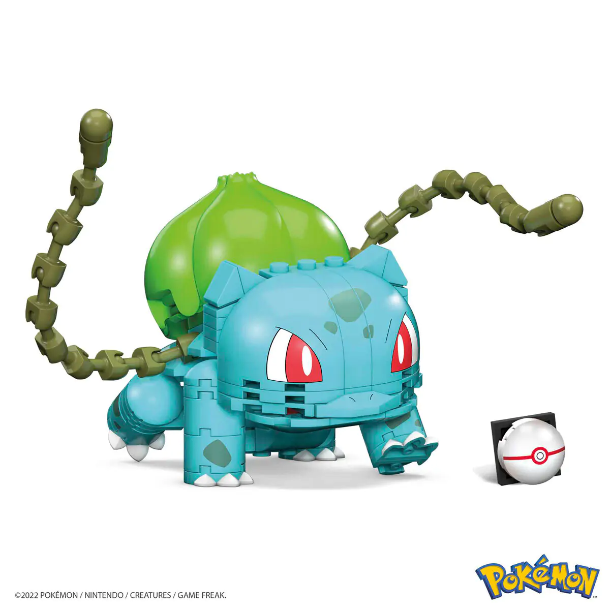 Pokémon Mega Construx Wonder Builders Construction Set Bulbasaur 10 cm termékfotó