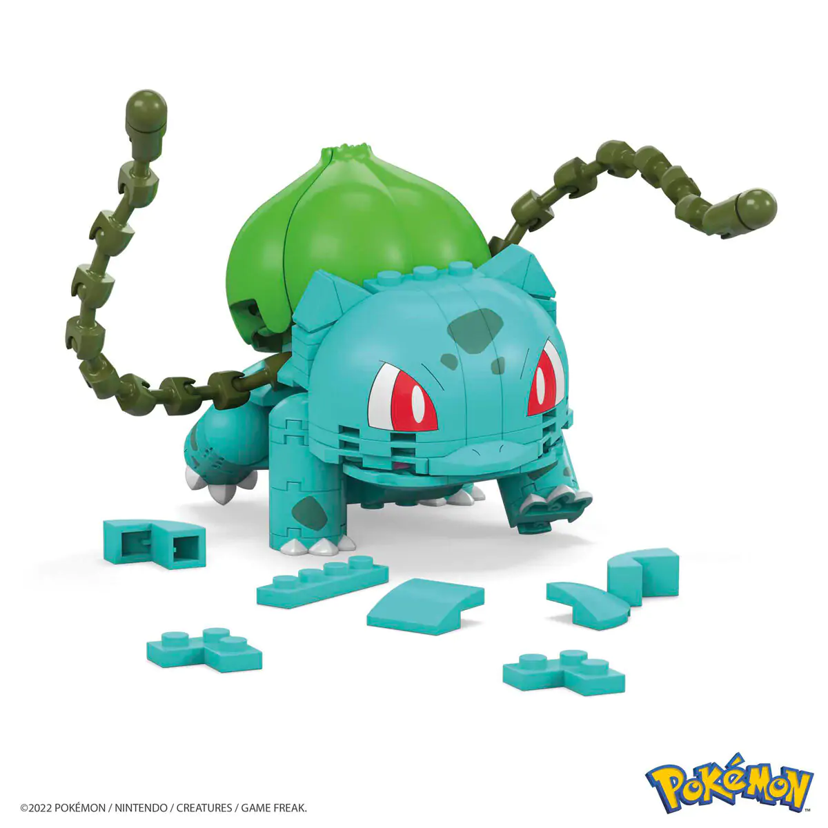 Pokémon Mega Construx Wonder Builders Construction Set Bulbasaur 10 cm termékfotó