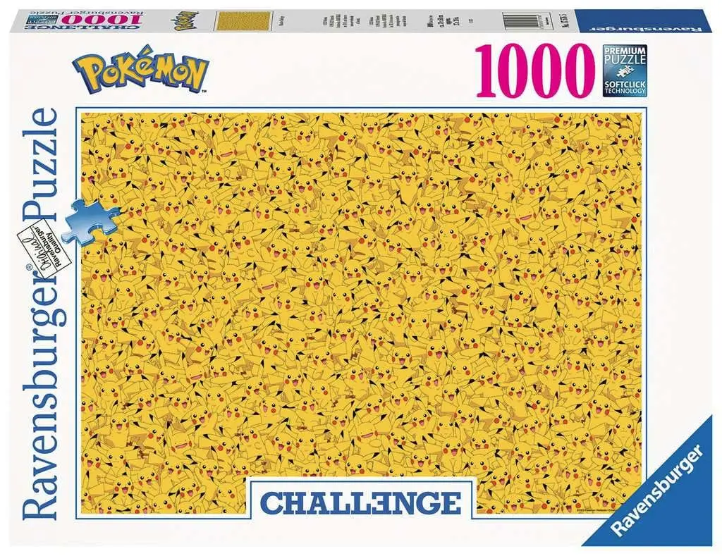 Pokémon Challenge Jigsaw Puzzle Pikachu (1000 pieces) termékfotó