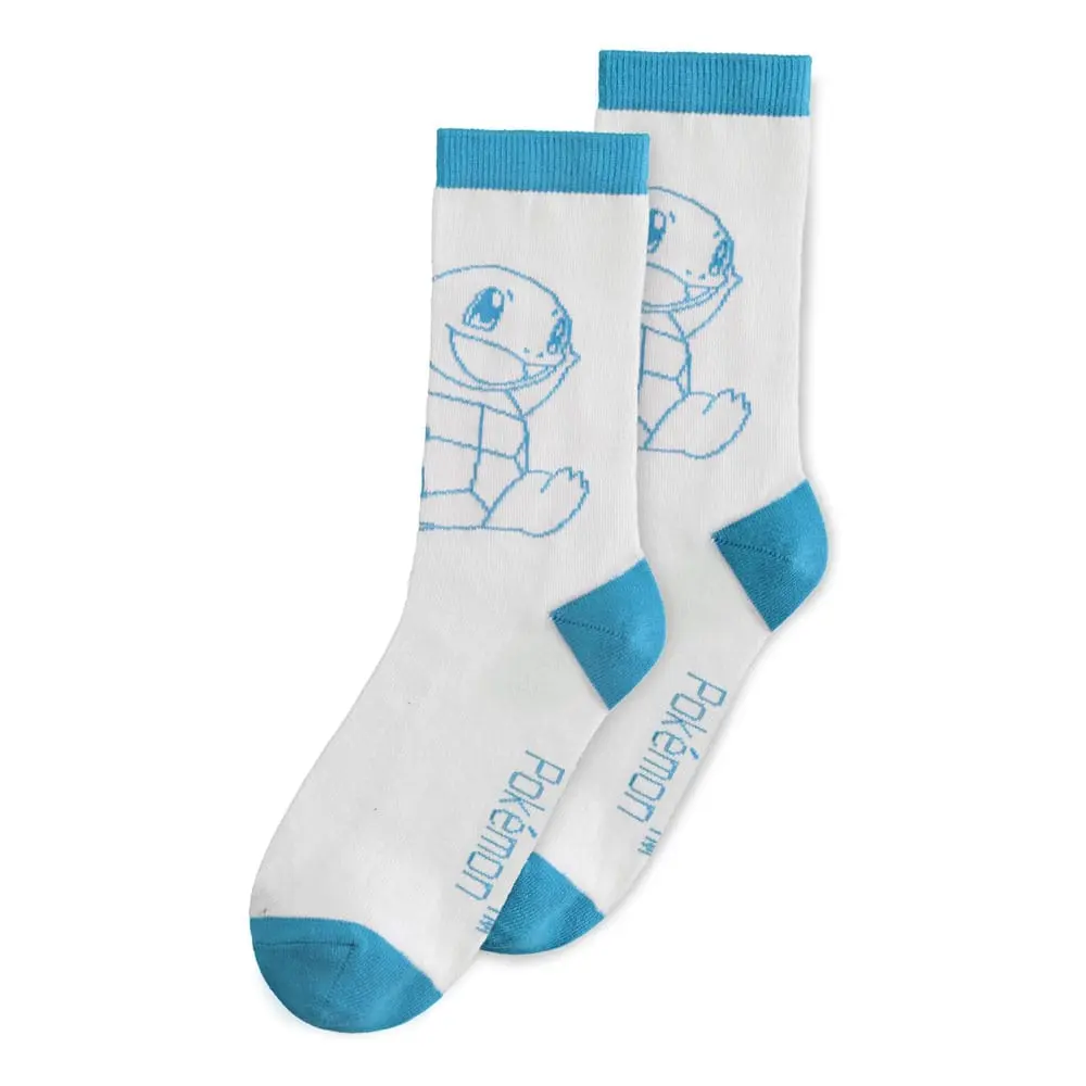 Pokemon Socks 3-Pack Charmander, Bulbasaur, Squirtle 39-42 product photo