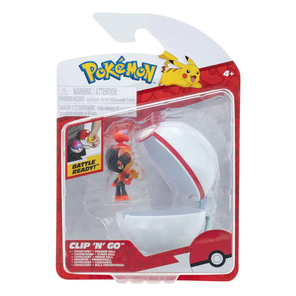 Pokémon Clip&#039;n&#039;Go Poké Balls Charcadet &amp; Premier Ball product photo