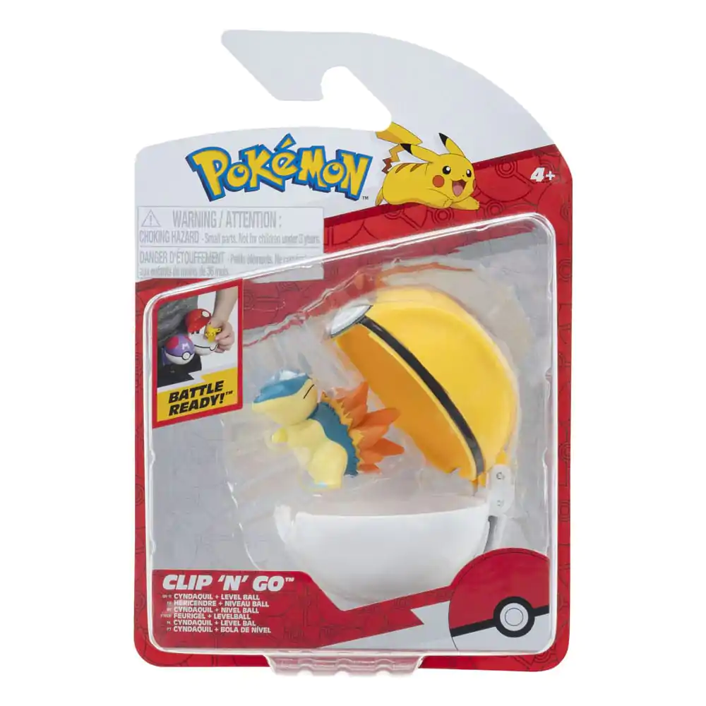 Pokémon Clip'n'Go Poké Balls Cyndaquil & Level Ball product photo