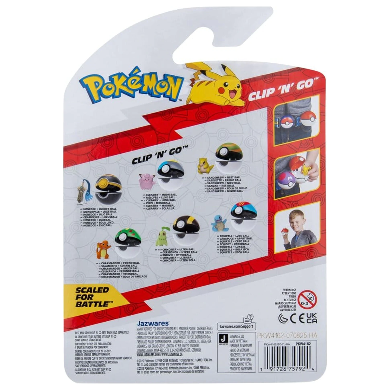 Pokémon Clip 'n' Go Action Figure Charmander & Friend Ball product photo