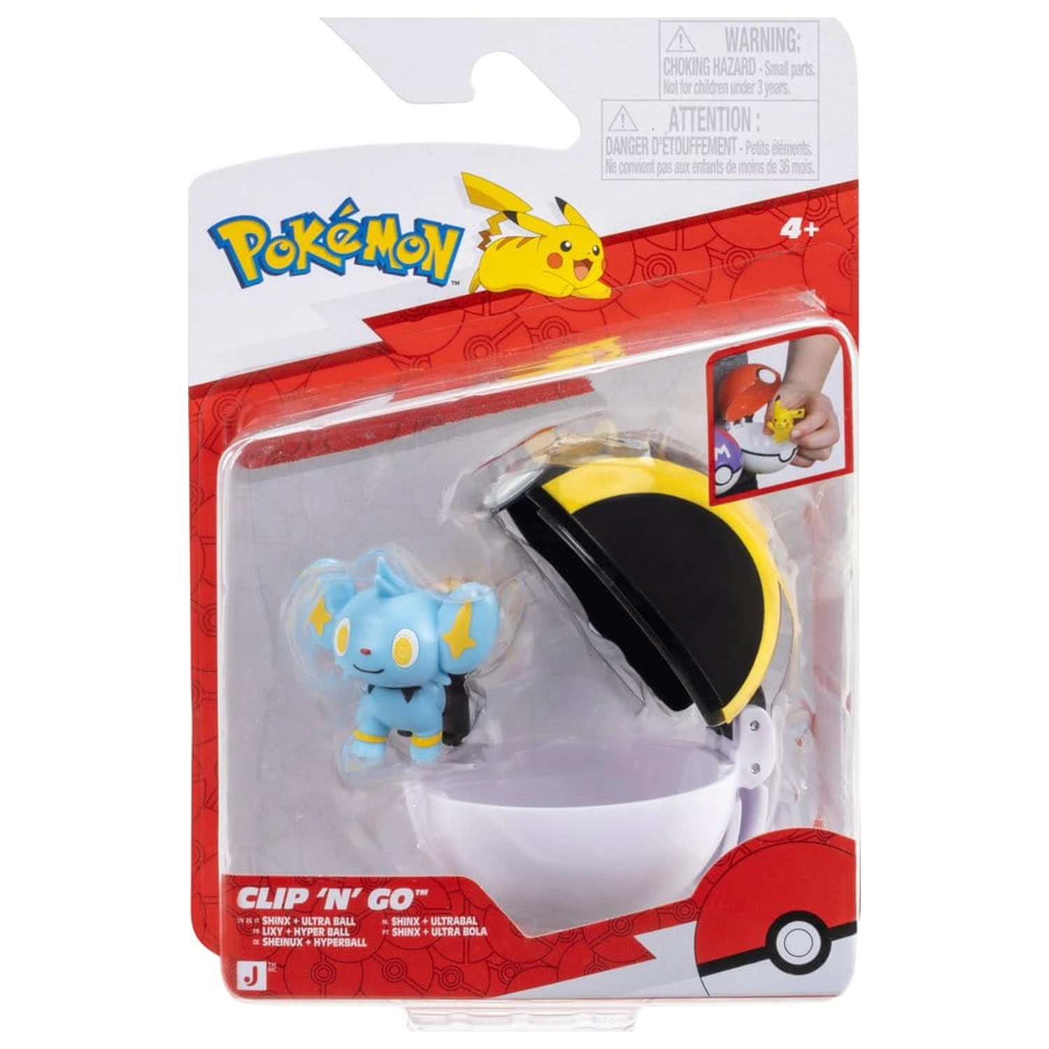 Pokémon Clip 'n' Go Action Figure Shinx & Ultra Ball product photo