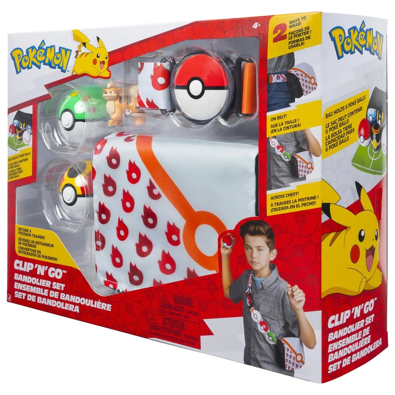 Pokémon Clip 'n' Go Bandolier Set Growlithe product photo