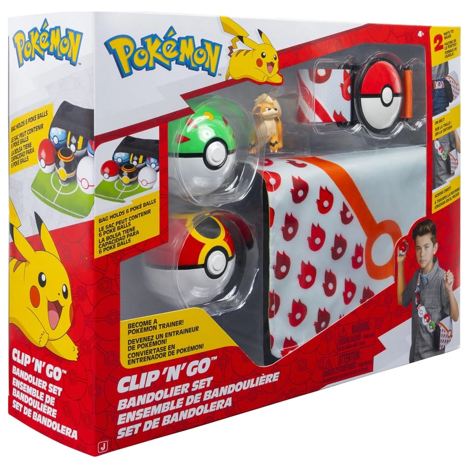 Pokémon Clip 'n' Go Bandolier Set Growlithe product photo