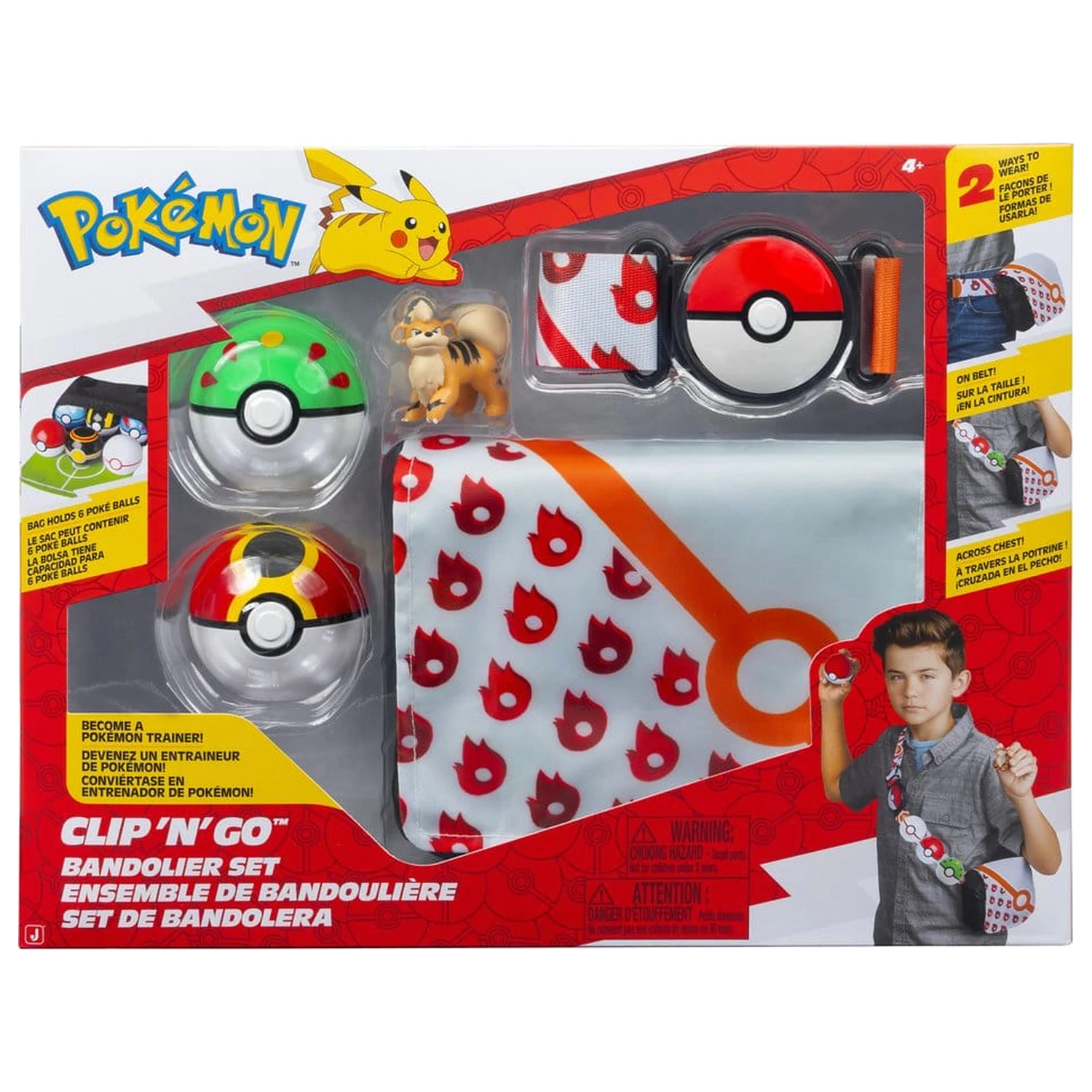 Pokémon Clip 'n' Go Bandolier Set Growlithe product photo