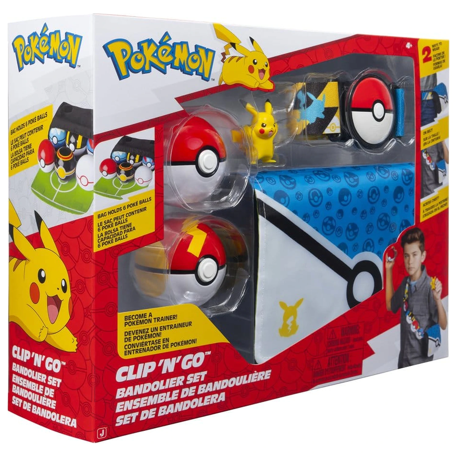Pokémon Clip 'n' Go Bandolier Set Pikachu product photo