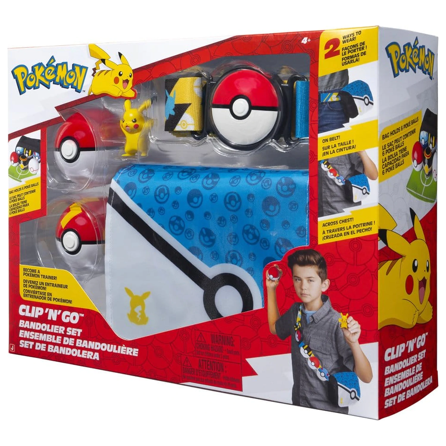 Pokémon Clip 'n' Go Bandolier Set Pikachu product photo