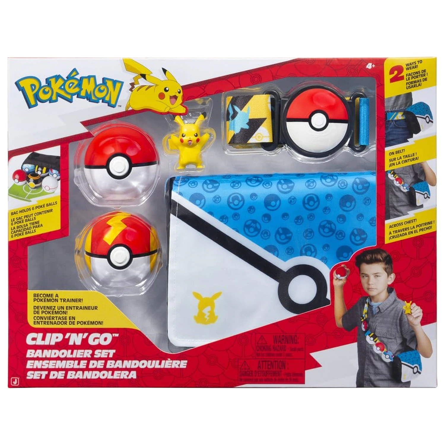 Pokémon Clip 'n' Go Bandolier Set Pikachu product photo