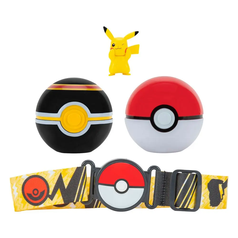Pokémon Clip 'N'Go Belt Poké Ball, Luxury Ball &amp; Pikachu #8 product photo