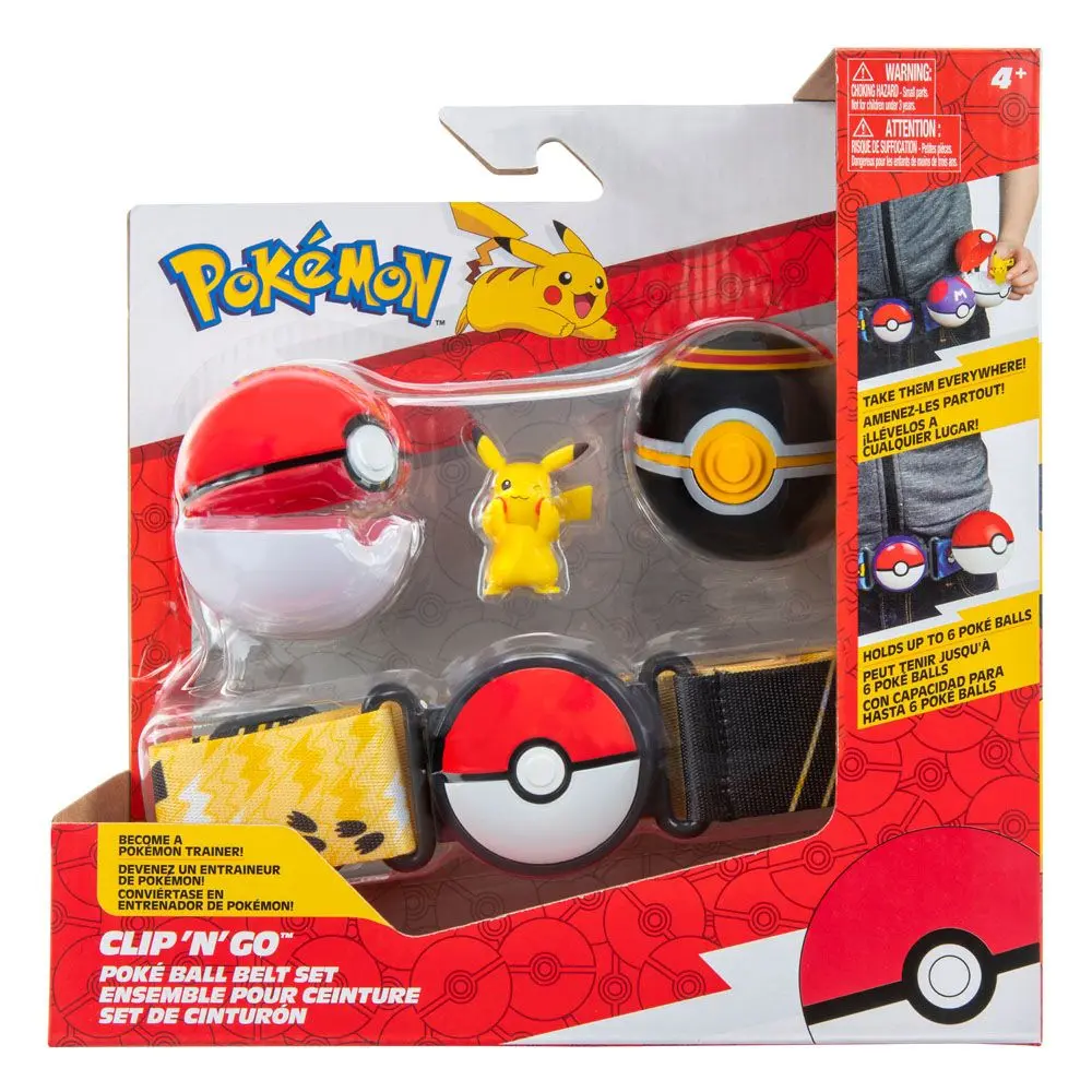 Pokémon Clip 'N'Go Belt Poké Ball, Luxury Ball &amp; Pikachu #8 product photo