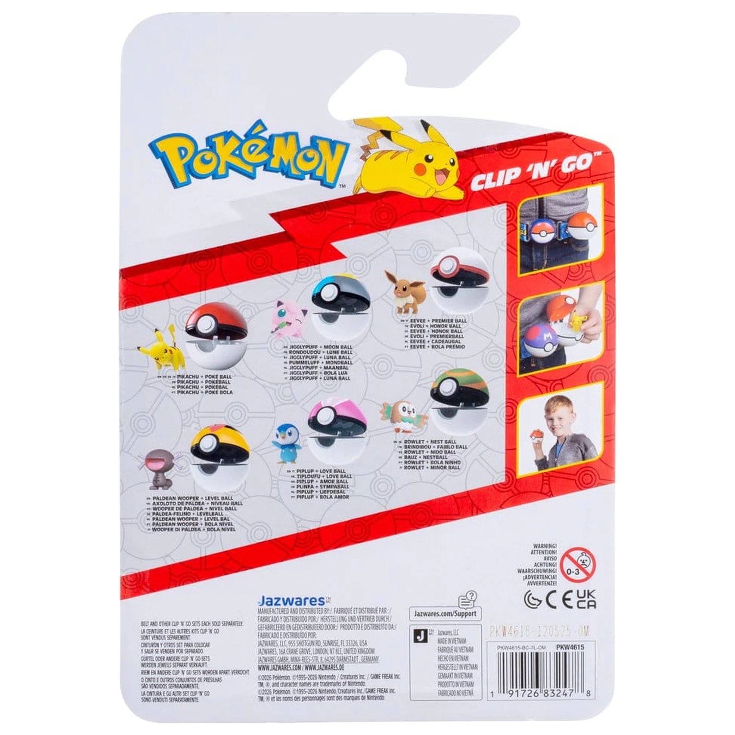 Pokémon Clip 'N' Go Eevee & Premier Ball product photo