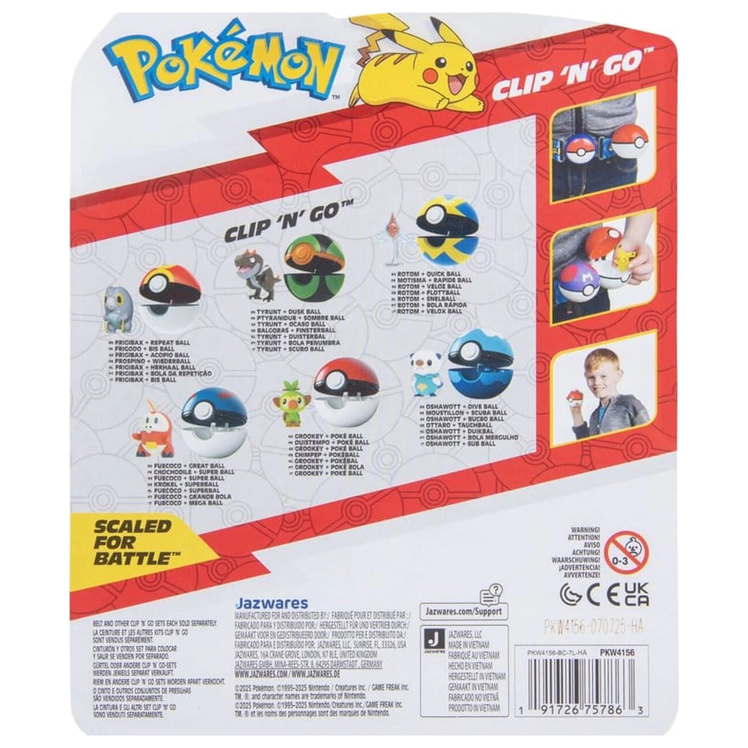 Pokémon Clip 'n' Go Fuecoco & Great Ball product photo