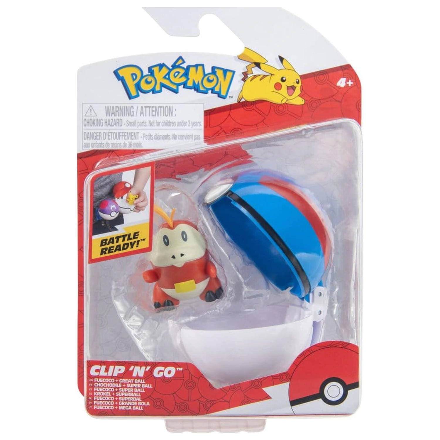 Pokémon Clip 'n' Go Fuecoco & Great Ball product photo