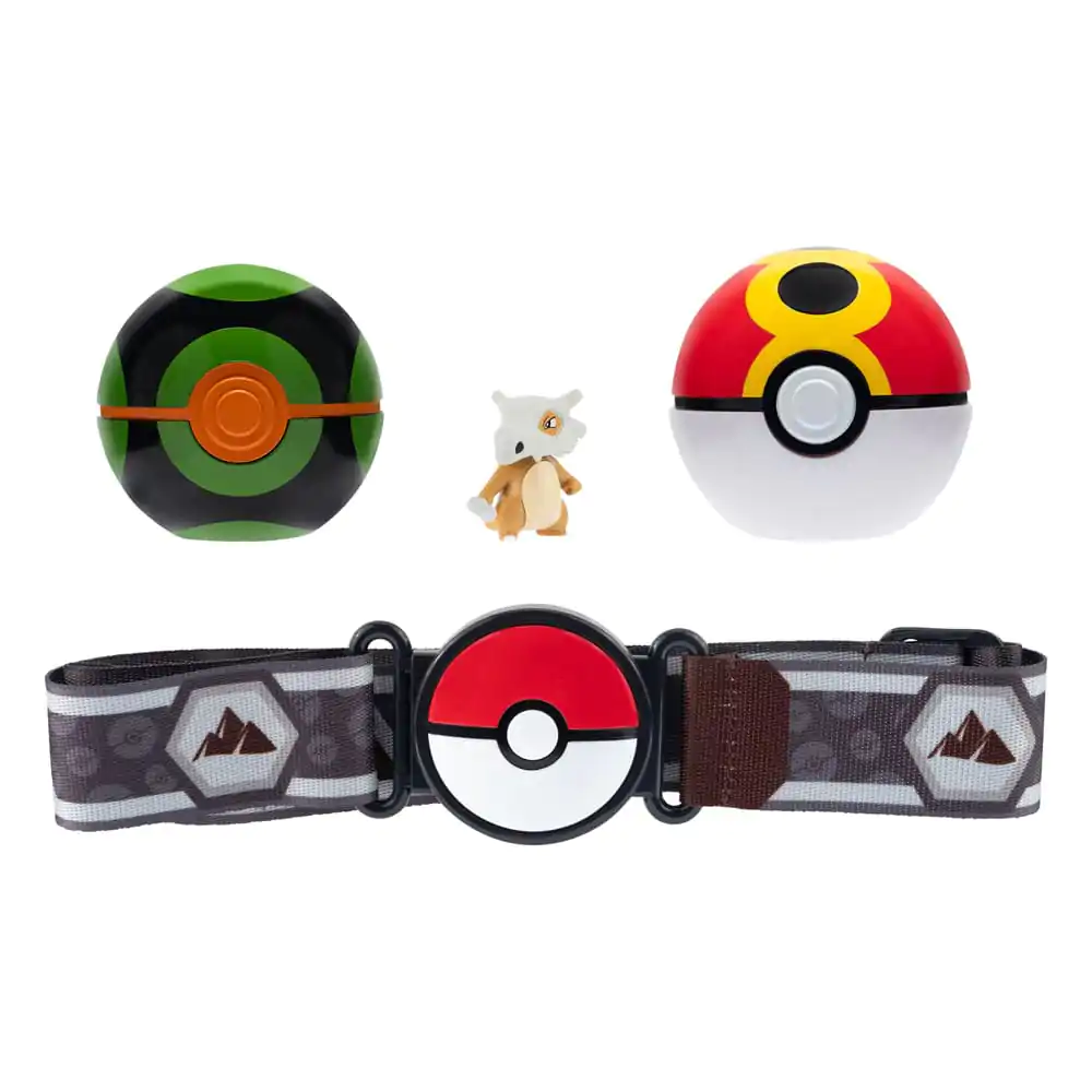 Pokémon Clip'n'Go Poké Ball Belt Set Repeat Ball, Dusk Ball &amp; Cubone product photo