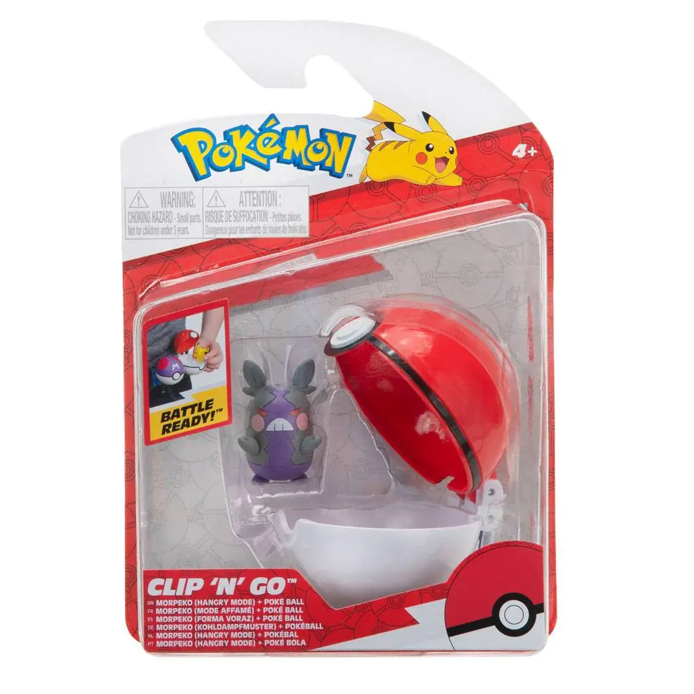 Pokémon Clip'n'Go Poké Ball Morpeko &amp; Pokeball product photo