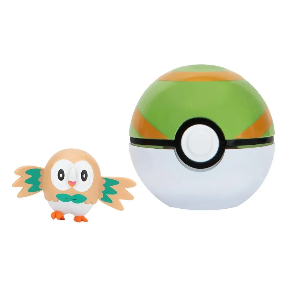 Pokémon Clip'n'Go Poké Ball Rowlet &amp; Nest Ball product photo