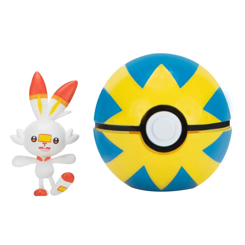 Pokémon Clip'n'Go Poké Ball Scorbunny &amp; Quick Ball product photo