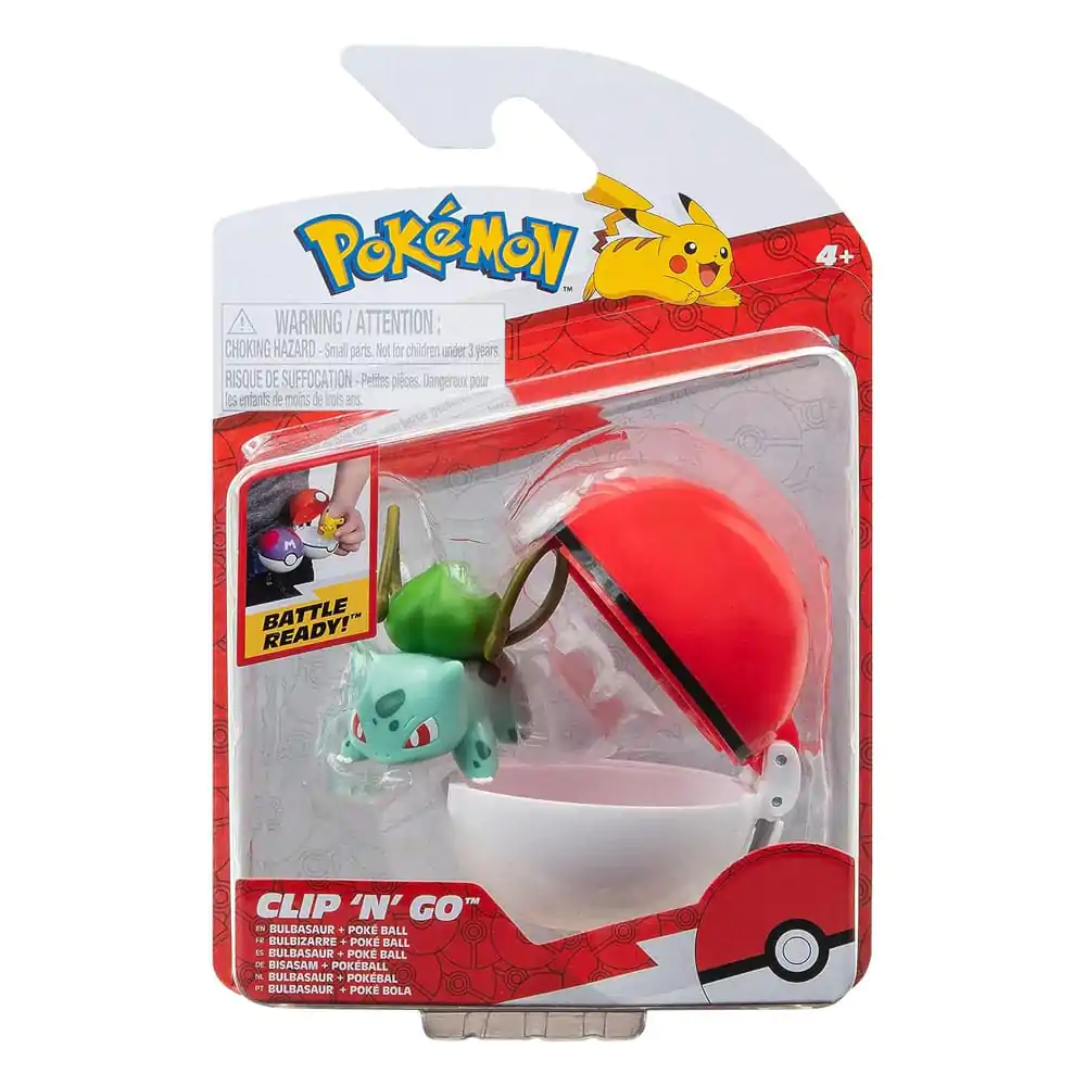 Pokémon Clip'n'Go Poké Balls Bulbasaur &amp; Poké Ball product photo