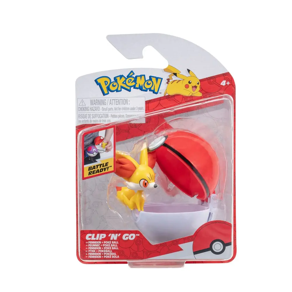 Pokémon Clip'n'Go Poké Balls Fennekin &amp; Poké Ball product photo