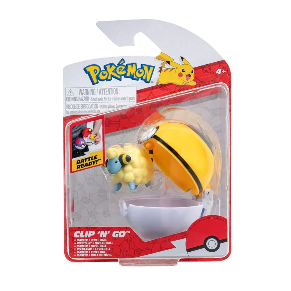 Pokémon Clip'n'Go Poké Balls Mareep &amp; Poké Ball product photo