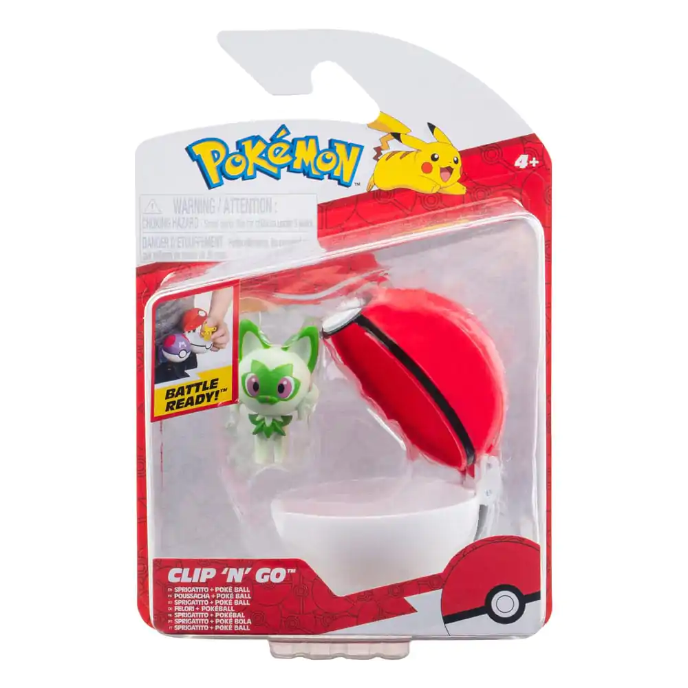 Pokémon Clip'n'Go Poké Balls Sprigatito with Poké Ball product photo