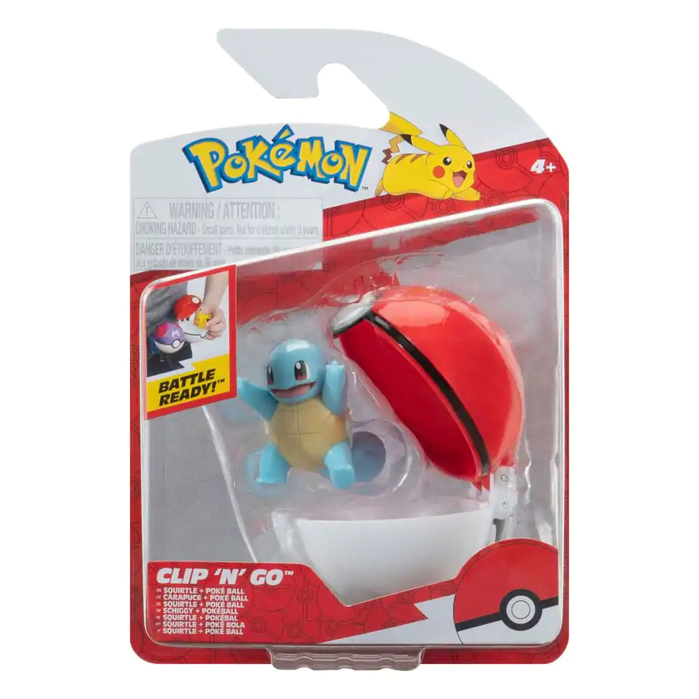 Pokémon Clip'n'Go Poké Balls Squirtle #3 & Poké Ball product photo