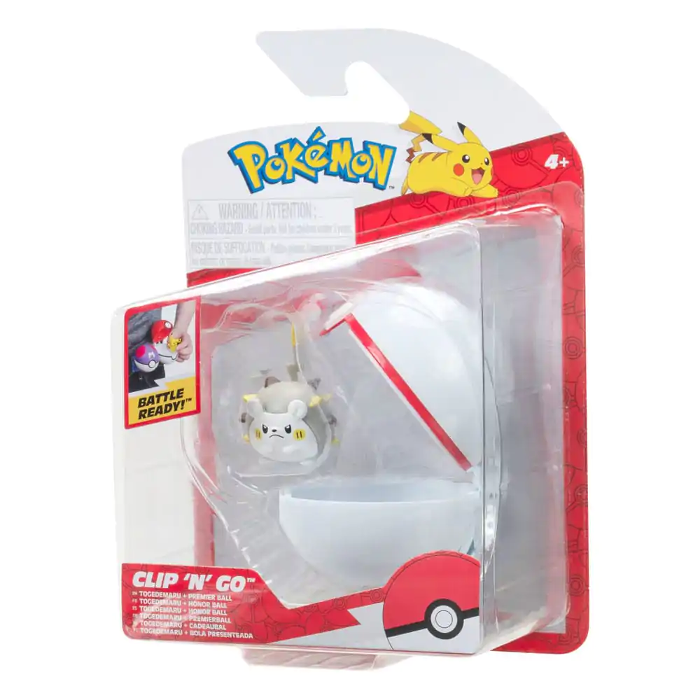Pokémon Clip'n'Go Poké Balls Togedemaru &amp; Premier Ball product photo