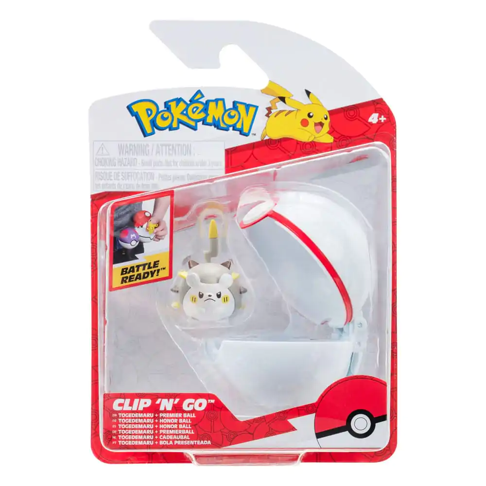 Pokémon Clip'n'Go Poké Balls Togedemaru &amp; Premier Ball product photo