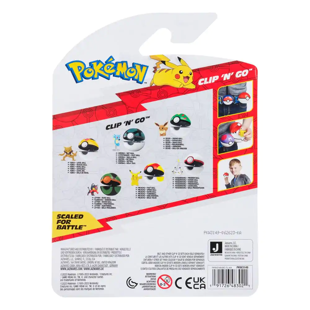 Pokémon Clip'n'Go Poké Balls Togedemaru &amp; Premier Ball product photo