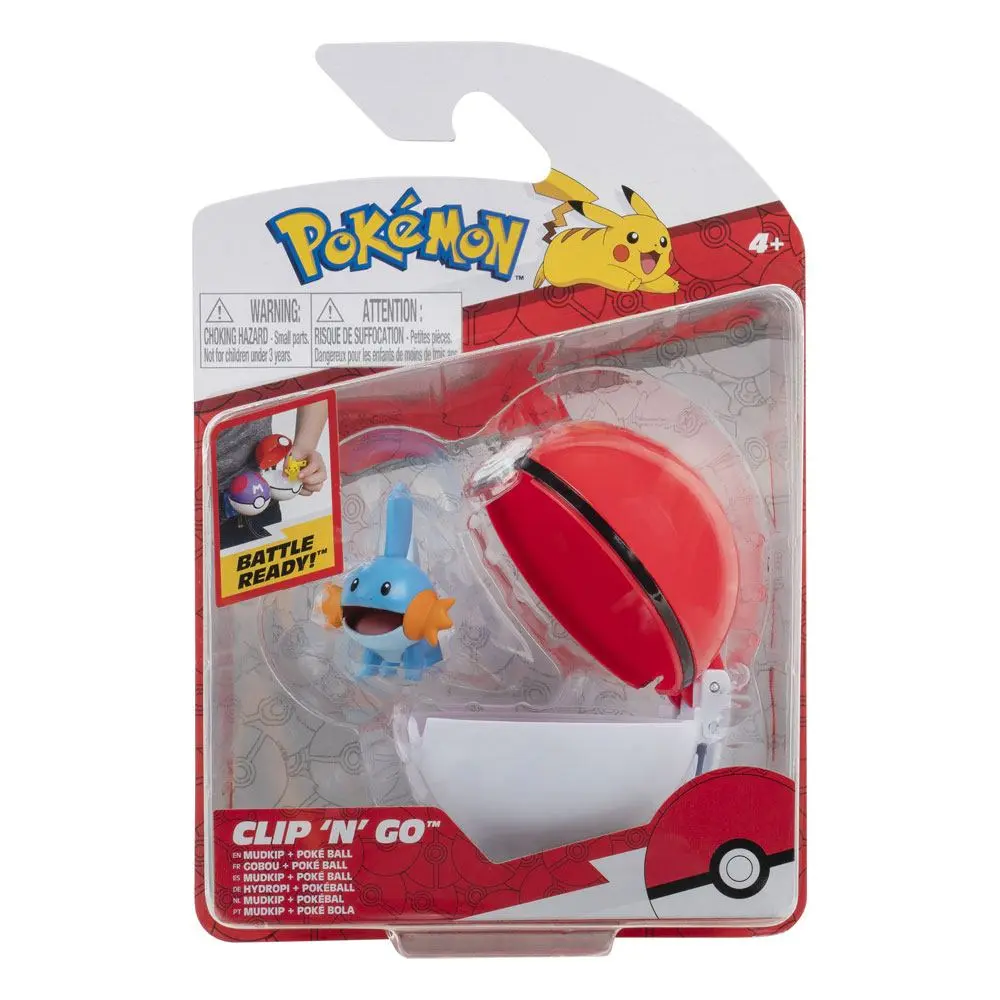 Pokémon Clip'n'Go Poké Balls Wave 11 Mudkip &amp; Poké Ball product photo