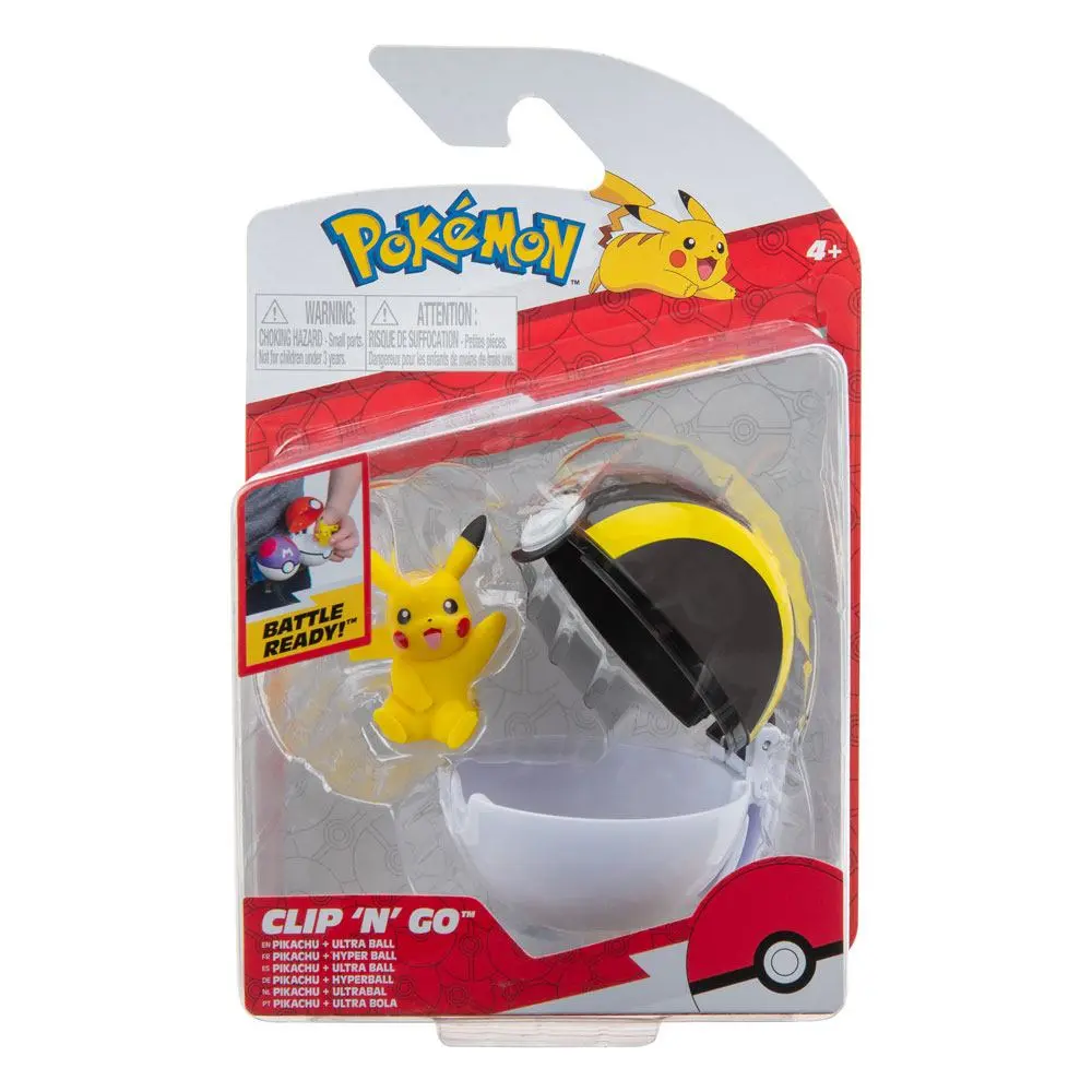 Pokémon Clip'n'Go Poké Balls Wave 11 Pickachu &amp; Hyper Ball product photo